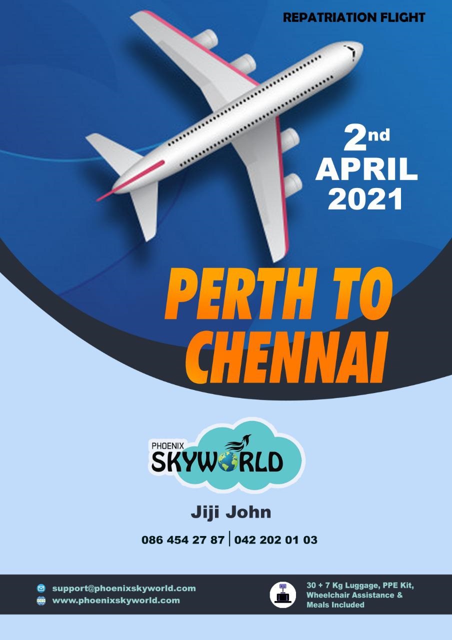 Perth to Cochin